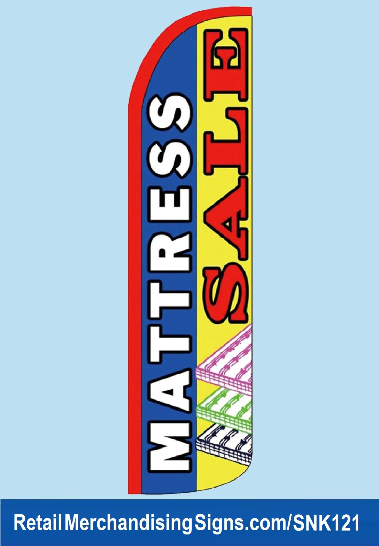 MATTRESS SALE SNK121 Windless Swooper Style Flag Kit, 11.5'